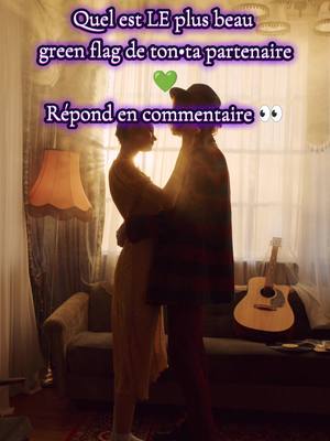Mets en commentaire LE plus beau green flag de ton/ta partenaire 💚✨  On va revoir nos standards à la hausse ! 🤭 @Le Motif @Océane @Fleetzy @Redzol #heureuse #greenflag #couple #oceane #lemotif #positivevibes  📽️ Video by Yaroslav Shuraev