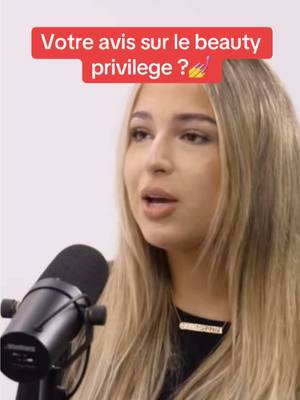 Votre avis sur le beauty privilege? 💅 #debat #beautyprivilege #percer #femme #belle L’épisode complet est disponible sur la chaîne YouTube Solo Créa