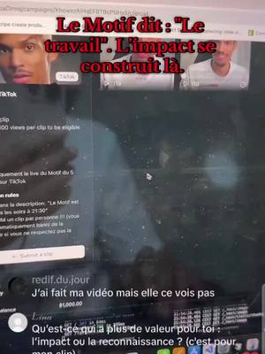 Comme dit dans la vidéo : Le motif est en live tous les soirs à 21h30. #foryoupage #fyp #pourtoi #prtoi  @Le Motif 