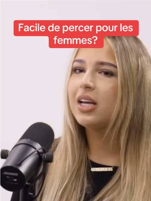 Facile de percer pour les femmes? #personnalité #apparence #femme #facile #percer L'épisode complet est disponible sur la chaîne YouTube Solo Créa