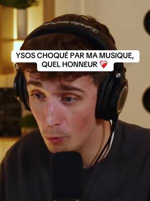 Merci @Ysos 🎶 pour la force ❤️‍🩹 C’est dingue je faisais mes premières maquettes à 17 ans sur les prods ce génie !